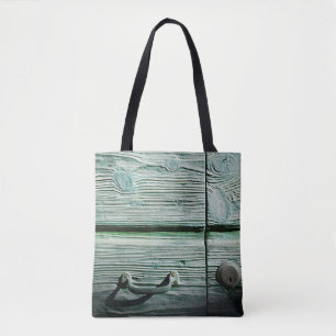 Bruine houten lade draagtas