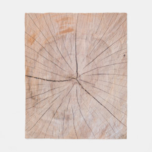 Bruine houten plaat fleece deken
