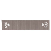 Bruine houtnerf land bruiloft tafel loper (Horizontaal)