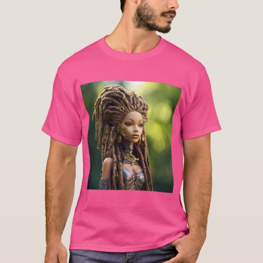 Bruine huid Barbie T-shirt (Voorkant)