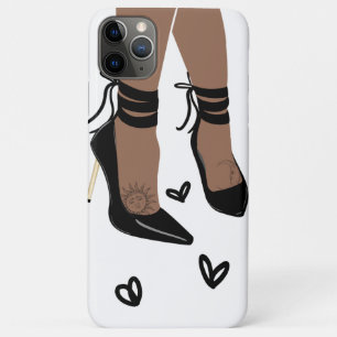Bruine Huid Bruine Hoge Hakken Zon Maan Vrouwelijk iPhone 11 Pro Max Hoesje