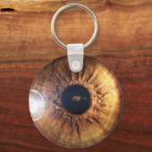 bruine iris sleutelhanger (Voorkant)
