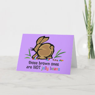 Bruine Jelly Beans Kaart