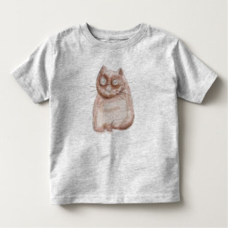 Bruine kat peuter T-shirt