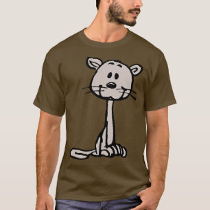 Bruine kat t-shirt