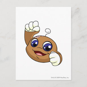 Bruine Kiko Briefkaart