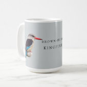 Bruine kingfisher Mok (Voorkant links)