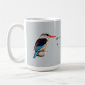 Bruine kingfisher Mok (Links)
