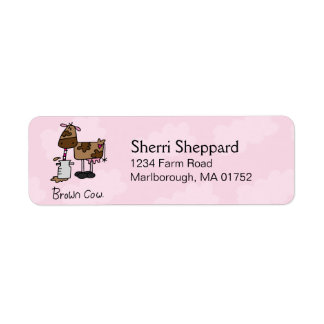 Bruine Koe Etiket