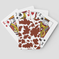 Bruine Koe Vlekken Print Cowboy Boer