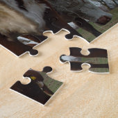 Bruine Kow Puzzle Legpuzzel (Zijkant)