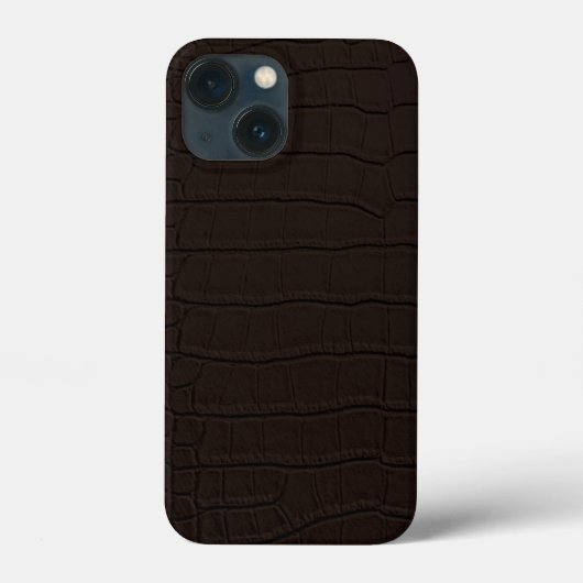 Bruine krokodil huid print Case-Mate iPhone case (Achterkant)