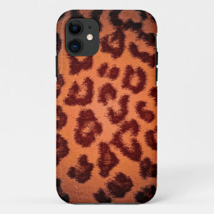 Bruine leopard Print Skin iPhone 11 Hoesje