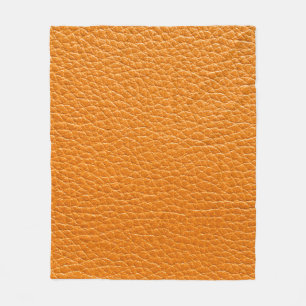 Bruine leren textuur close-up fleece deken
