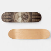 Bruine levensboom skateboard (Horizontaal)
