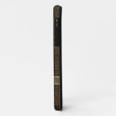 bruine linnen met boeg Case-Mate iPhone case (Achterkant/links)