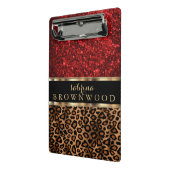 Bruine luipaard mini klembord (Angled2)