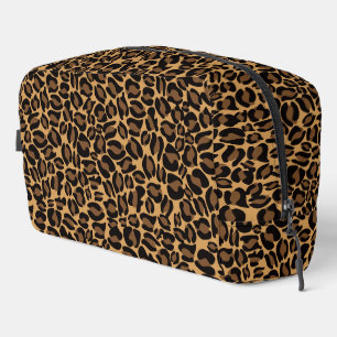 Bruine Luipaardprintpatroon Safari Jungle Toilettasje