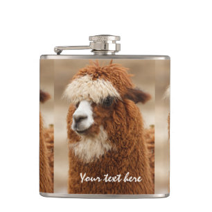 Bruine maatkolf van Alpaca Heupfles
