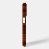 Bruine mahoniehouten textuur Case-Mate iPhone case (Achterkant / Rechts)