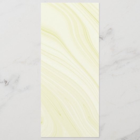 bruine marmerbruiloft menu (Achterkant)