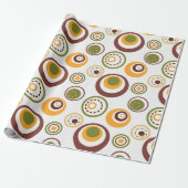Bruine MCM Jawbreakers  Cadeaupapier (Uitgerold)