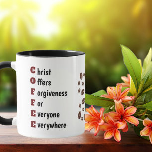 Bruine Mok van een eenvoudige ochtendkoffie