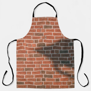 Bruine muur schort