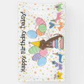 Bruine Napolitaanse Mastiff Hond Verjaardag Spandoek (Verticaal)