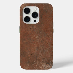 Bruine Natuurzand Stone iPhone 15 Pro Case