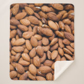 Bruine noten sherpa deken (Voorkant)