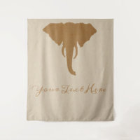 Bruine Olifant Hoof Rustieke Safari Chic Jungle