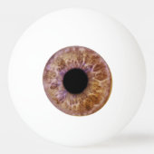 Bruine oogpongbal pingpongballen (Achterkant)