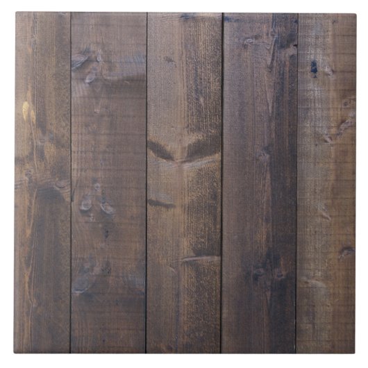 Bruine, oude houten wandtextuur tegeltje (Voorkant)