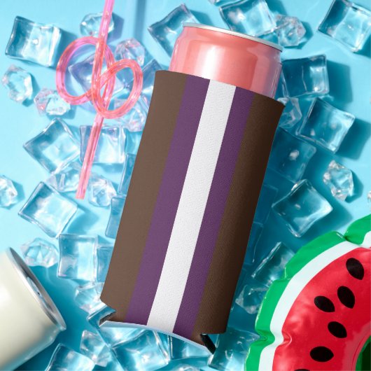 Bruine, paarse en witte strepen (Insitu Zomer)