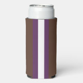 Bruine, paarse en witte strepen (Seltzer Achterkant)