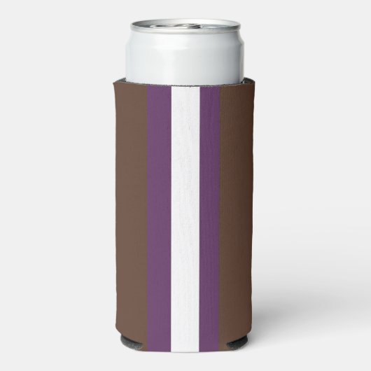 Bruine, paarse en witte strepen (Seltzer Achterkant)