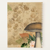 Bruine paddenstoelklep planner (Achterkant)