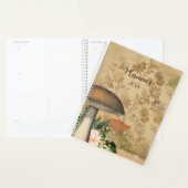 Bruine paddenstoelklep planner (Display)
