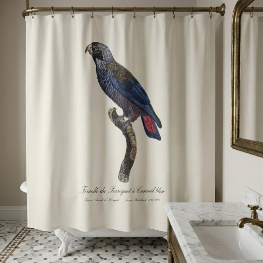 Bruine papegaai, Pionus fuscus Douchegordijn