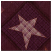 Bruine patchwork stof (Close Up)