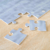 Bruine Pelican en palmbomen Legpuzzel (Zijkant)