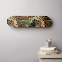 Bruine Polcamo Polka Dot en Camouflage Hybride