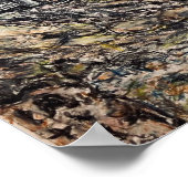 "Bruine pomp - West Mifflin", gekleurd potlood Poster (Hoek)