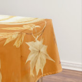 Bruine pompoen Bloemen Herfst en Herfst Patroon Tafelkleed (Voorbeeld)