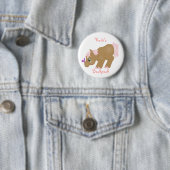 Bruine Pony Button (In situ)