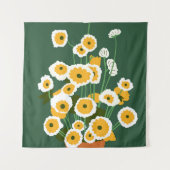 bruine pot wandkleed (Voorkant)