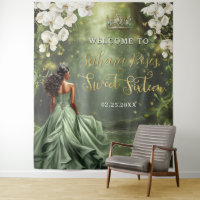 Bruine Prinses en Kikker Wijze Groene Jurk Sweet 1