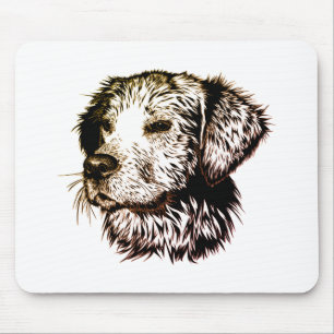 Bruine Puppy Schets Muismat