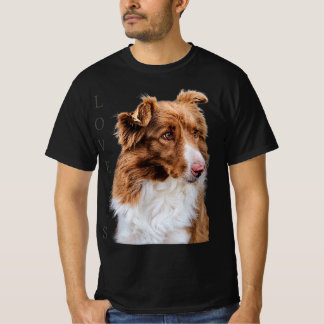 Bruine rand collie hond voor Hondenliefhebbers T-shirt